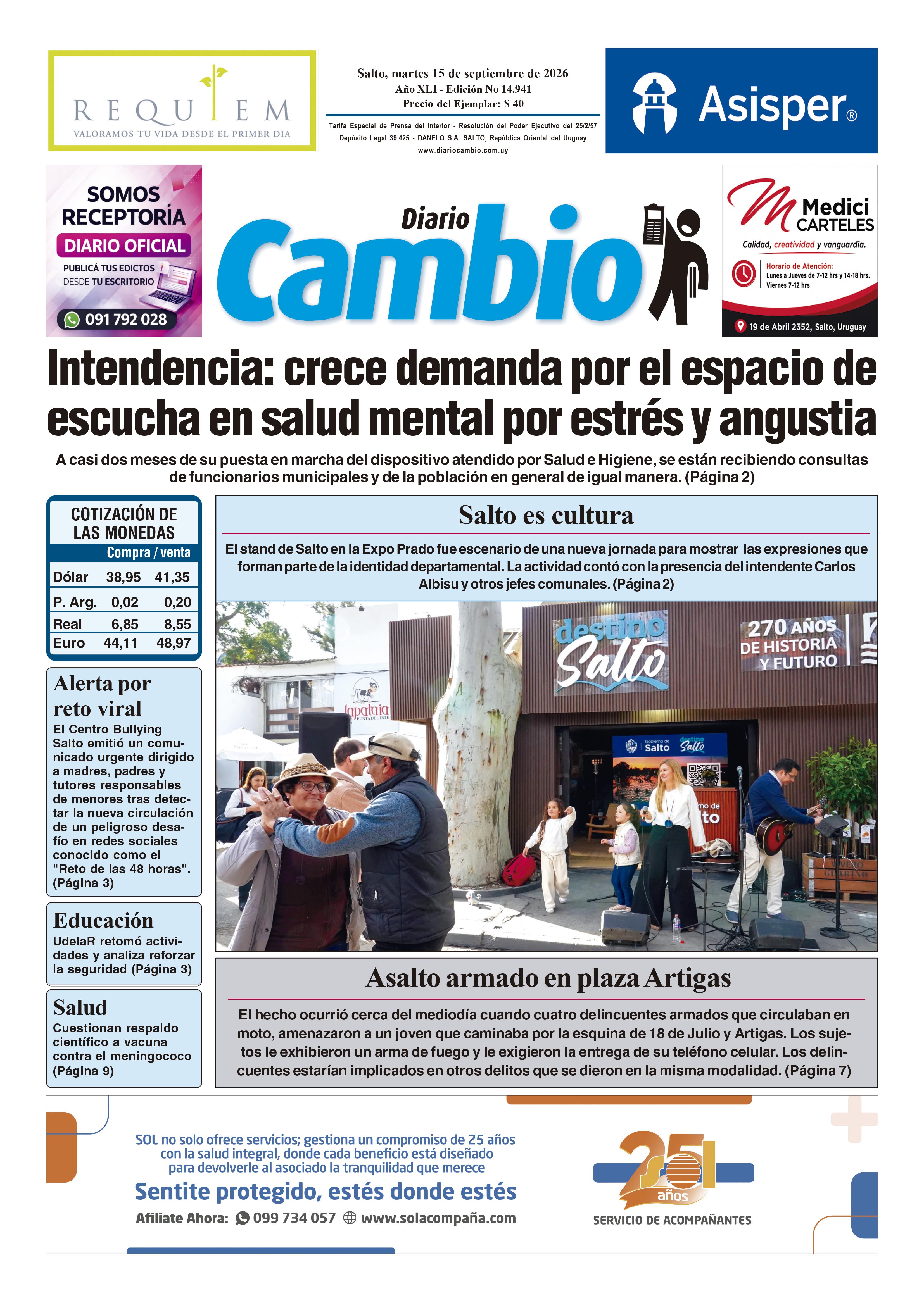 Portada de hoy