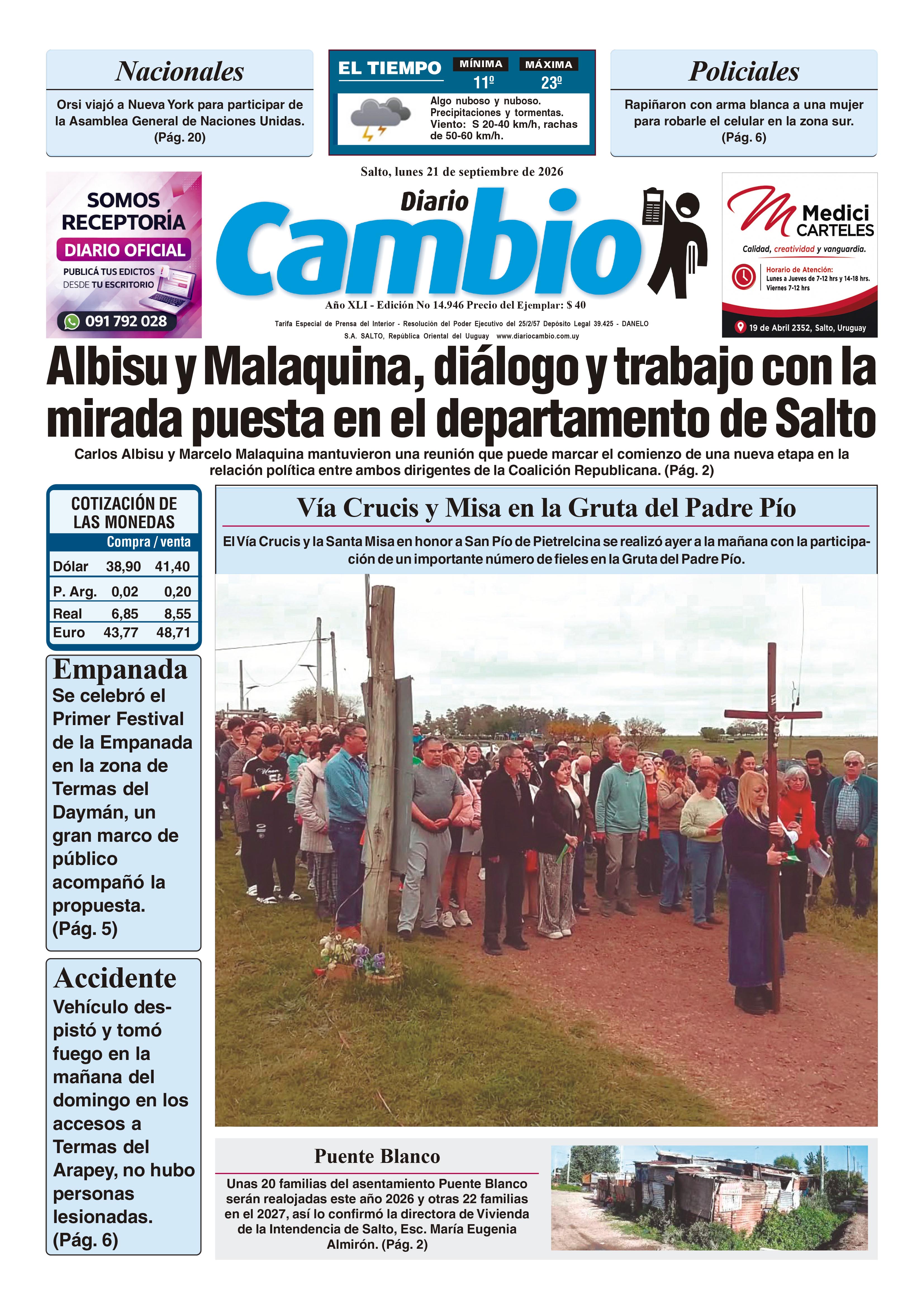 Portada de hoy