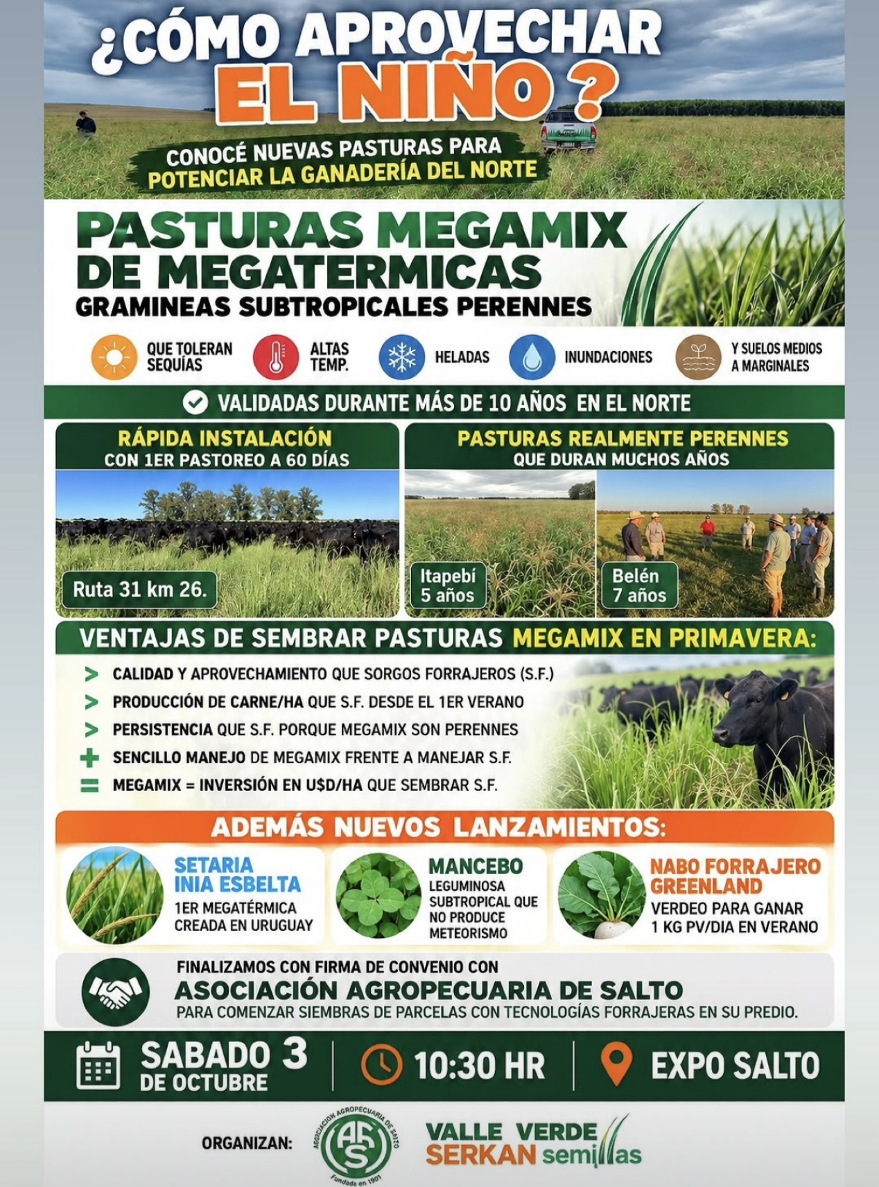 Claves para potenciar la ganadería del norte frente al fenómeno de "El Niño"