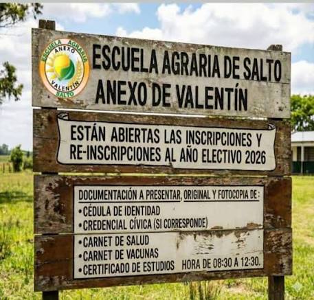La Escuela Agraria Salto abre las preinscripciones para su formación integral en Hortifruticultura