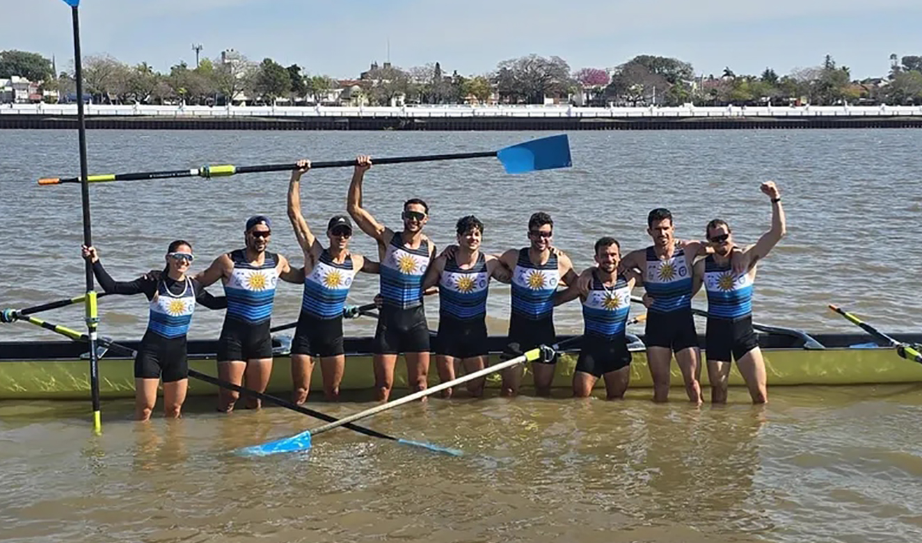Otro gran día para el remo uruguayo, que sigue sumando medallas.