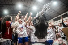 Las chicas de Tigre festejaron el título en la primera edición.