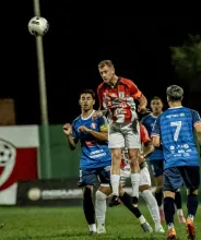Nicolás Cáceres, de las piezas firmes en la defensa salteña en el campeonato.