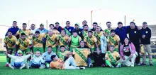 Parte del plantel que comenzará a transitar el camino de una nueva ilusión de ascenso.