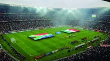 Todo pronto para que comience la fiesta del mundo del fútbol.
