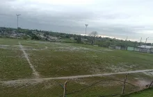 Las canchas quedaron en malas condiciones ante tanta lluvia.