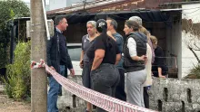 Albisu recorrió las zonas más afectadas y dialogó con los damnificados.
