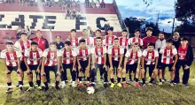 Equipo de River Plate en su escenario en categoría Sub 18.