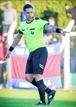 El árbitro duraznense Rodrigo Saboreo, que fue agredido este año en el partido entre Universitario y Ferro Carril, ahora le dirigirá a Ceibal.
