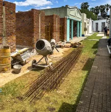 Intendencia realiza mejoras  predio de Cementerio Central