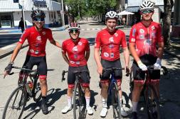 Santiago Rivero del C.C. Libertad de Salto fue tercero en Sub 23 en Florida. 