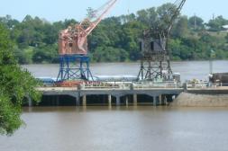 Cota del puerto de Salto  asciende a los 8,60 metros