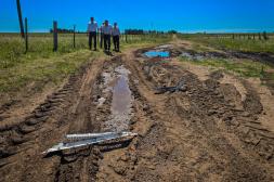 Intendente Albisu declarará   emergencia vial la caminería  rural de Salto tras recorrida