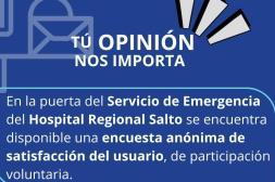 Hospital Salto apuesta a voz del  usuario para optimizar asistencia