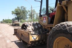 Se retomaron las obras en  la avenida Ramón J. Vinci 