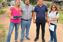 Desarrollo Social llevó adelante una jornada territorial en zona de Andresito y Nuevo Uruguay junto al Mides