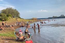 Desciende río Uruguay, pero advierten  mantener precaución en zona de playas
