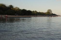 Aporte de caudal en descenso y  río por debajo de los 7 metros