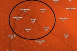 Empresa brasileña anuncia “calor extremo” que alcanzará a Uruguay