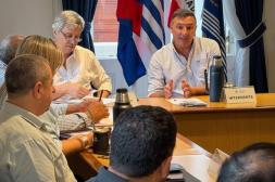 Carlos Albisu encabezó gabinete ampliado con alcaldes  y organismos para fortalecer la gestión hacia el interior