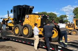 Llegó la primera maquinaria  adquirida para fortalecer obras 