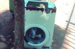 Latidos: Lavarropas en la vereda, placita descuidada y más...