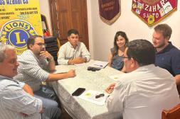 Club de Leones e Intendencia coordinan  nuevo Banco de Alimentos y Materiales