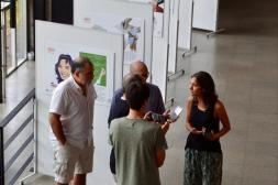 Se inauguró muestra que desafía el  "techo de cristal" en la academia