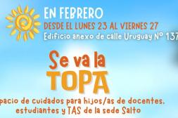 Espacio de cuidados de la Udelar en  Salto abre sus puertas para febrero