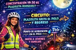 Oficina de la Juventud presenta la Primera Bicicleteada Nocturna