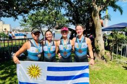 Remo: la salteña Martina Requelme ganó una medalla de bronce en el Sudamericano 
