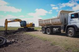 Rehabilitación vial en el interior del departamento