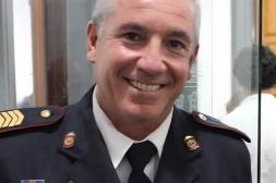 Jefe de Bomberos saliente  Matías Alsúa homenajeado  por la Junta Departamental