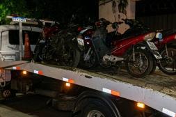 Nuevo procedimiento de Tránsito y Policía  incautó 8 motos por diversas irregularidades