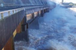 Salto Grande con embalse  en ascenso y estabilidad de  río Uruguay en 3,20 metros