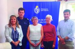 Mesa de Salto y Policía acuerdan  estrategias de prevención conjunta