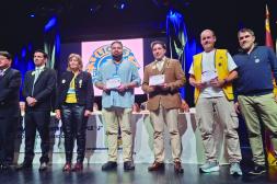 Club de leones salto Los azahares recibe distinción nacional otorgada en el marco del XX programa internacional "Leones adelante"