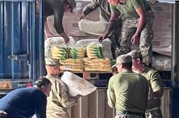El CECOED distribuye alimentos  en dispositivos sociales y refugios