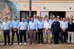 Albisu encabezó segunda gira  interinstitucional con agenda de trabajo en Belén y San Antonio
