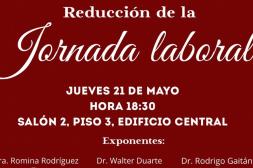 Convocan a una jornada académica  sobre reducción de jornada laboral