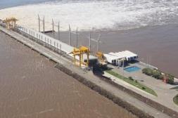 Salto Grande estabiliza  nivel del río Uruguay y  embalse alcanza 34 mts