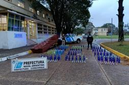 Prefectura frena contrabando que  cruzaba el río con destino a Salto