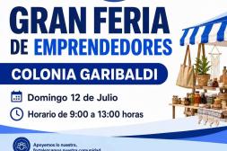 Colonia Garibaldi se prepara para  recibir una feria de emprendedores 