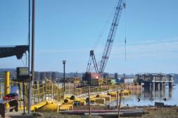 El nuevo muelle de Ancap llegó a un 77,5% de avance de obras ejecutadas