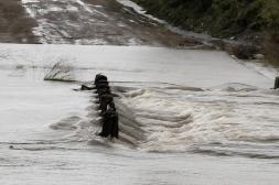 Lluvias dejan pasos  crecidos en distintos  puntos del departamento