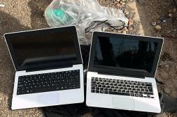 Encuentra laptops en una volqueta  y terminó bajo investigación policial