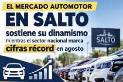 El mercado automotor en Salto sostiene su dinamismo con foco en vehículos eléctricos