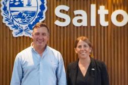 Albisu recibió a la nueva cónsul  de República Argentina en Salto
