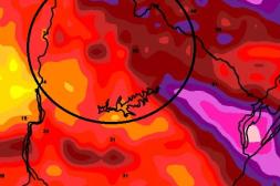 Advierten por mucha lluvia  y un día de tormentas fuertes