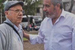 Horacio de Brum inició encuentros  mano a mano en plazas de la ciudad 